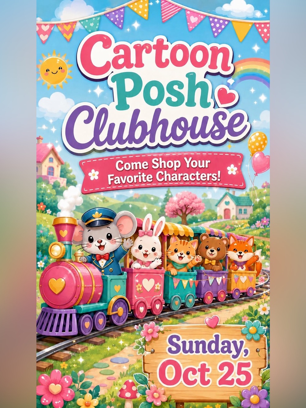 Cartoon Posh Clubhouse 10/25